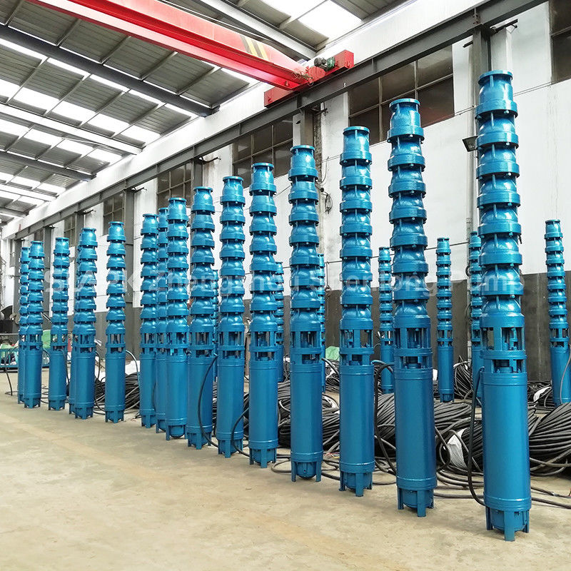 22kW 합철 다단계 잠수식 깊은 우물 펌프 높은 흐름 물 추출