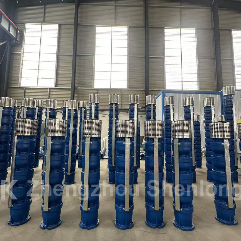75kW 모터 및 SS304 임펠러가 장착된 600 m³/h 대유량 잠수 펌프