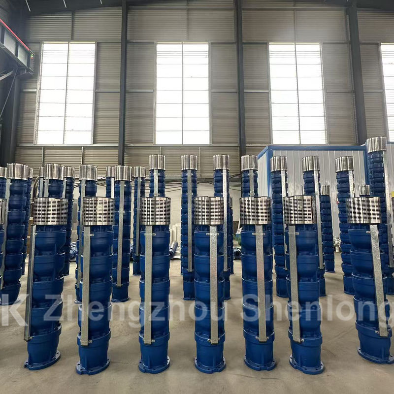 75kW 모터 및 SS304 임펠러가 장착된 600 m³/h 대유량 잠수 펌프