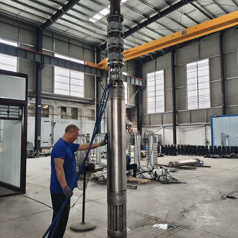 300QJH400-80/2-150KW 스테인리스 스틸 깊은 우물 잠수 펌프 해상 플랫폼에 대한 침식 저항 물 공급 솔루션