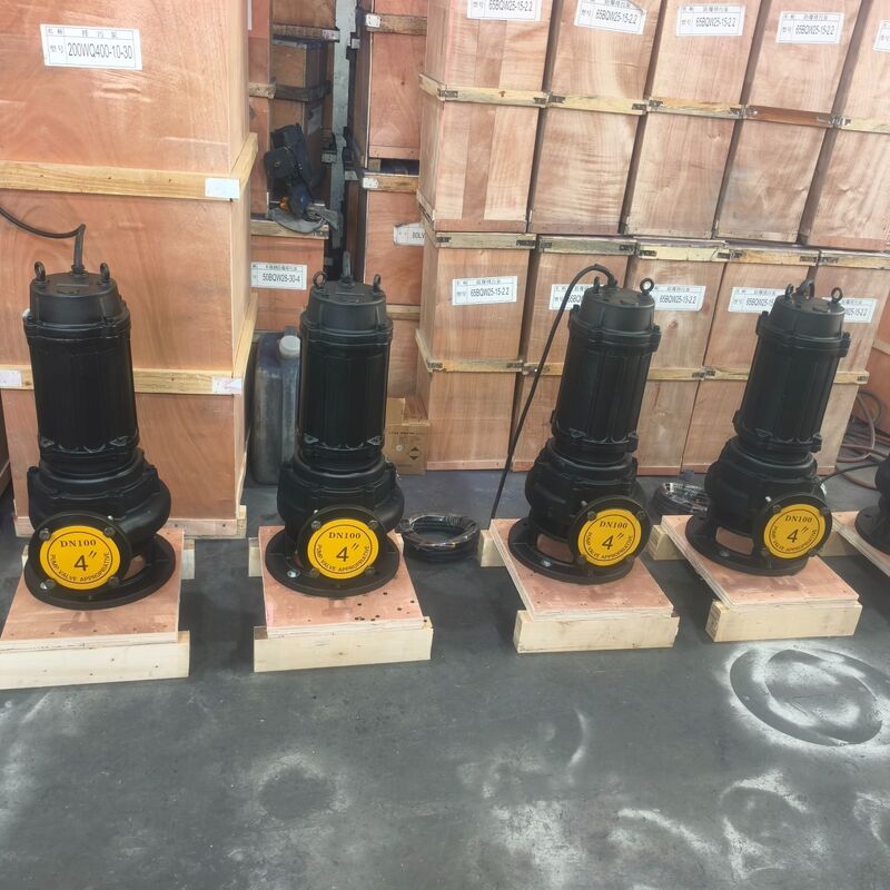 100WQ80-20-7.5kW 잠수 하수 펌프 80m3/h 흐름, 20m 머리 및 폐수 배수용 7.5kW 모터