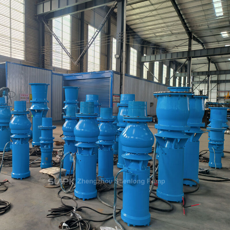 QSZ 및 QSH 고 흐름 잠수용 축 및 혼합 흐름 펌프 260-2,880 m3/h 흐름과 7.5-55 kW 전력