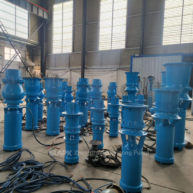 QSZ 및 QSH 고 흐름 잠수용 축 및 혼합 흐름 펌프 260-2,880 m3/h 흐름과 7.5-55 kW 전력