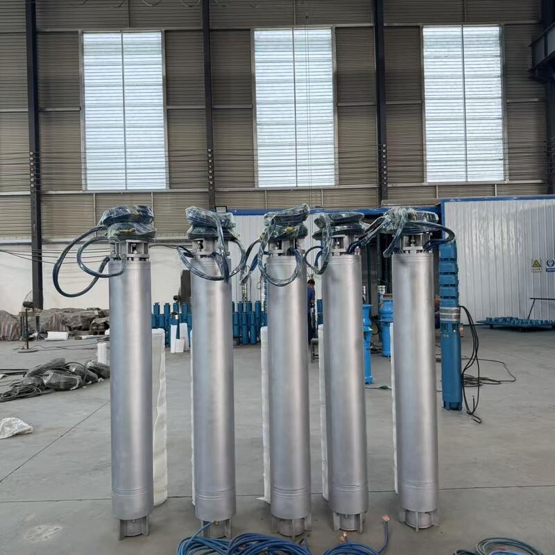 스테인레스 스틸 잠수 펌프 110 kW 높은 머리 깊은 우물 펌프 물 전송