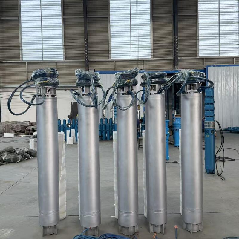 스테인레스 스틸 잠수 펌프 110 kW 높은 머리 깊은 우물 펌프 물 전송