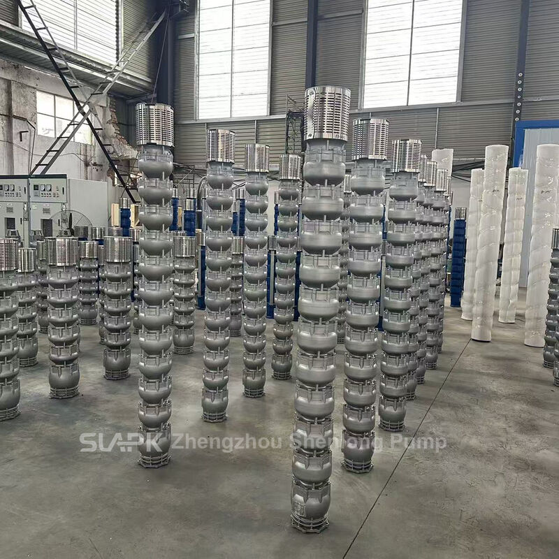 스테인레스 스틸 깊은 우물 펌프 90 kW 모터와 140 m3/h의 흐름으로 고 용량 물 전송