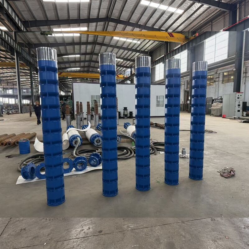 스테인리스 스틸 임펠러로 바우크사이트 광산 탈수용 300KW 고전압 잠수용 물 펌프