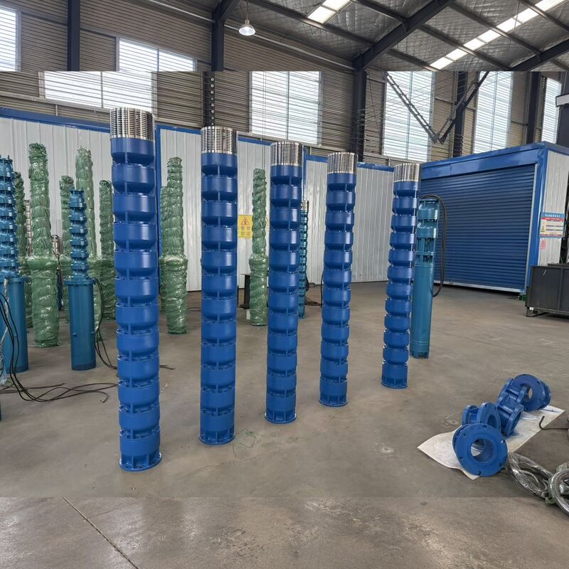 스테인리스 스틸 임펠러로 바우크사이트 광산 탈수용 300KW 고전압 잠수용 물 펌프