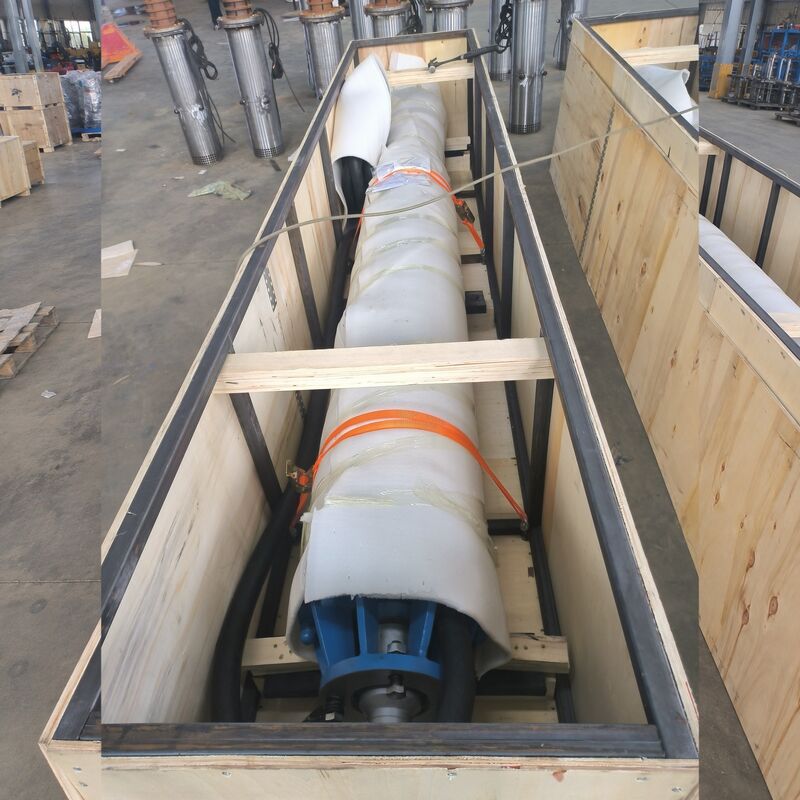 스테인리스 스틸 임펠러로 바우크사이트 광산 탈수용 300KW 고전압 잠수용 물 펌프