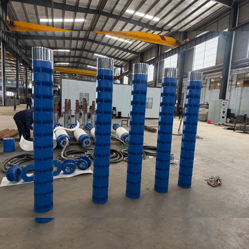 스테인리스 스틸 임펠러로 바우크사이트 광산 탈수용 300KW 고전압 잠수용 물 펌프