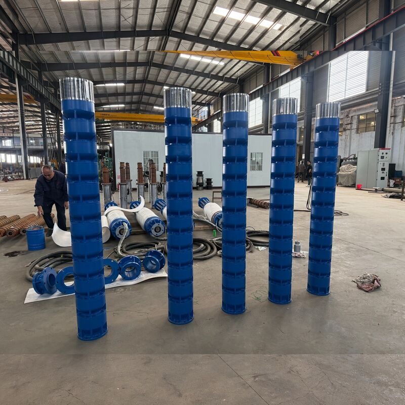13kW Deep Well Submersible Pump with 29–35 m³/h Flow Range and 71–96 m Head Range for Borehole Water Supply