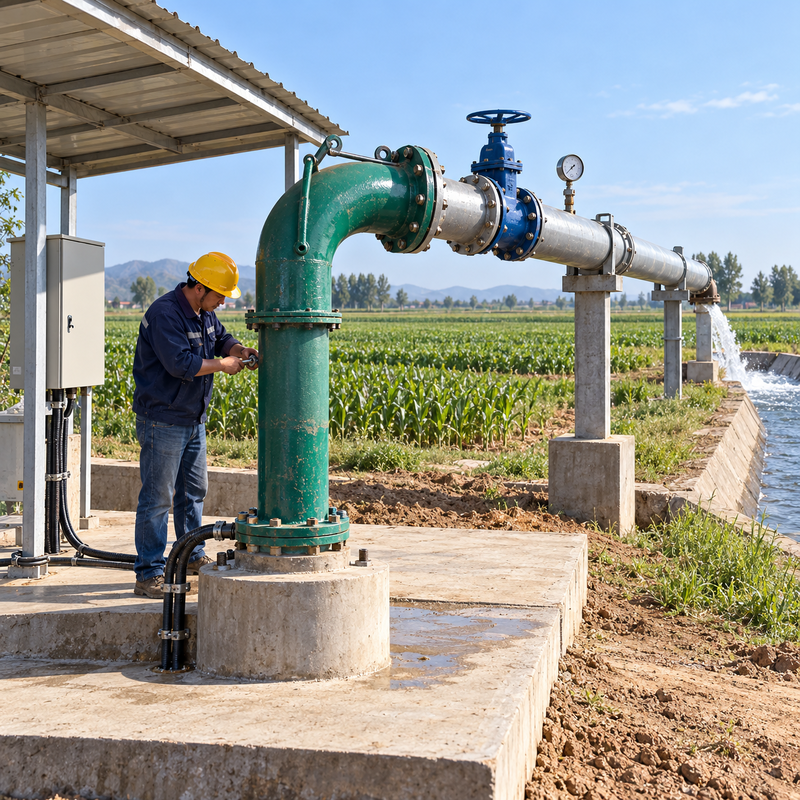500 m³/h Deep Well Submersible Pump with Copper Pump Head and Stainless Steel Motor Housing for Seawater Supply