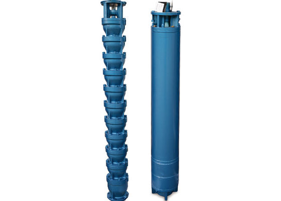 주철 깊은 우물 잠수용 물 펌프 45-110kw 18-1400m3/h 흐름 속도